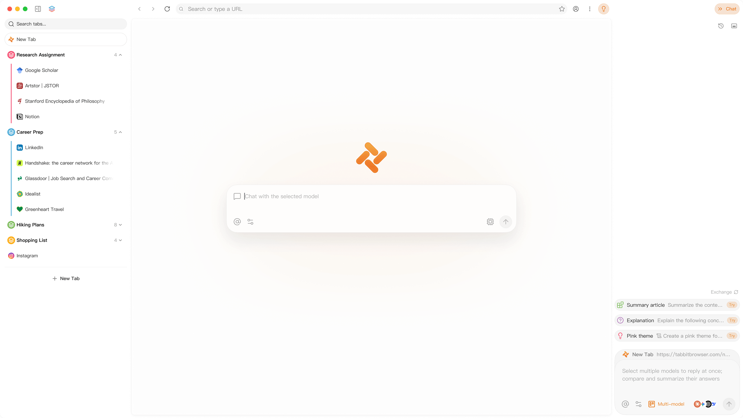 Tabbit Homepage